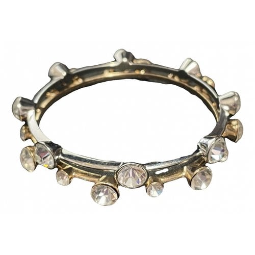 Pre-owned Givenchy Crystal Bracelet In Silver