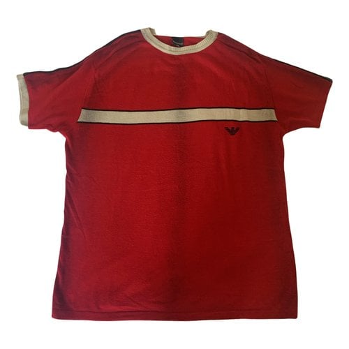 Pre-owned Emporio Armani Polo Shirt In Red