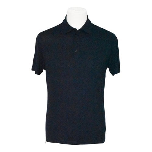 Pre-owned Armani Collezioni Polo Shirt In Blue