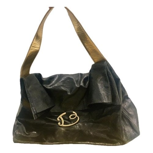 Pre-owned Braccialini Leather Handbag In Black