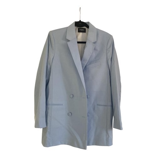 Pre-owned The Kooples Spring Summer 2020 Suit Jacket In Blue