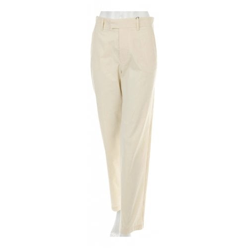 Pre-owned Zadig & Voltaire Chino Pants In Ecru