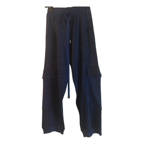 Pre-owned Circus Hotel Large Pants In Blue