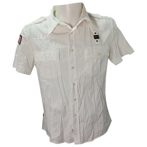 Pre-owned Blauer Shirt In White
