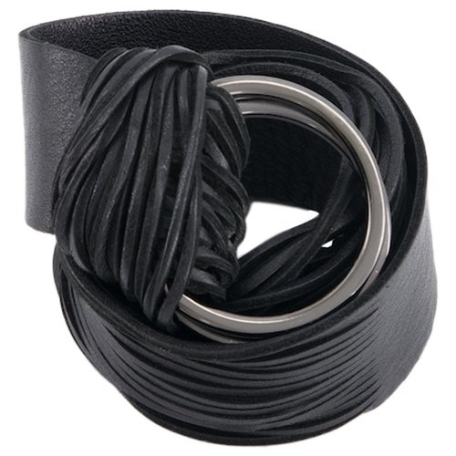Pre-owned Marc Cain Leather Belt In Black
