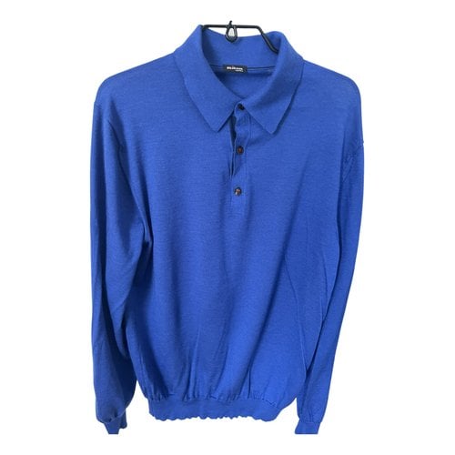 Pre-owned Kiton Cashmere Sweatshirt In Blue