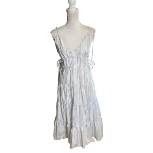 Pre-owned Rails Mid-length Dress In White