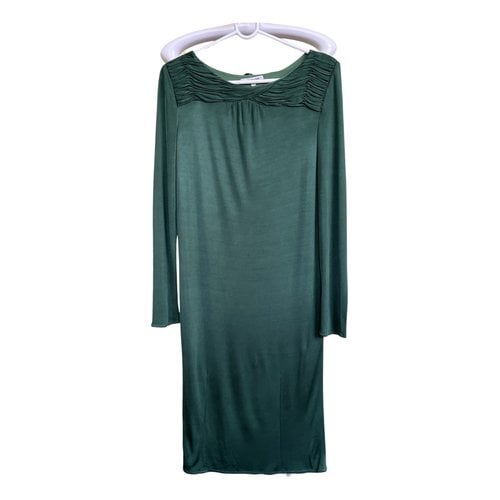 Pre-owned Angel Schlesser Mid-length Dress In Green