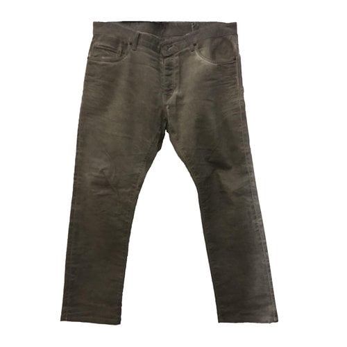 Pre-owned Mauro Grifoni Straight Jeans In Green