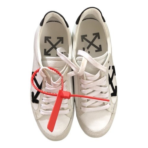 Pre-owned Off-white Low 2.0 Leather Trainers In White