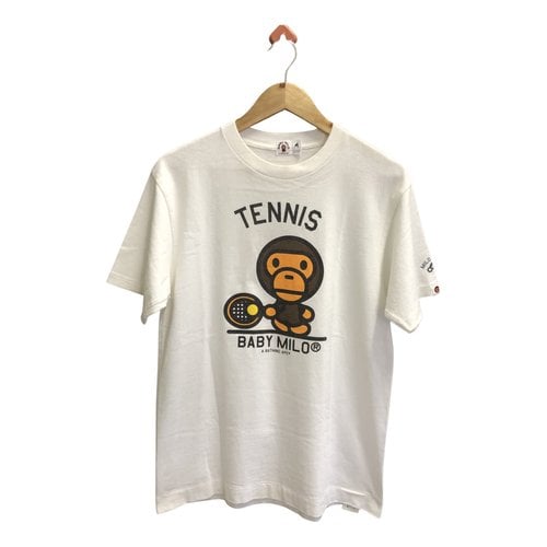 Pre-owned A Bathing Ape T-shirt In White