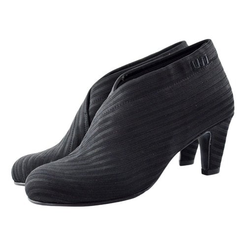 Pre-owned United Nude Cloth Boots In Black