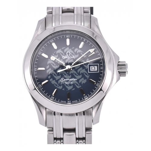 Pre-owned Omega Watch In Blue