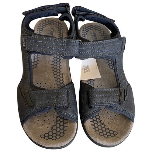 Pre-owned Geox Sandals In Blue