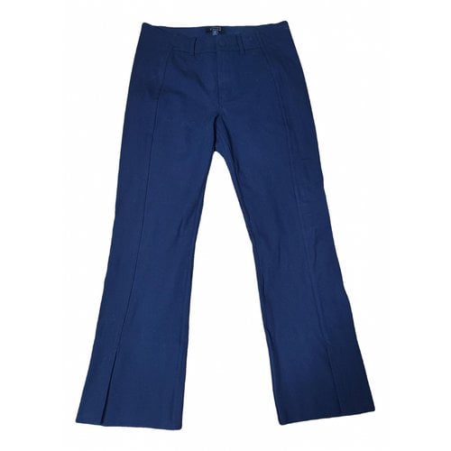 Pre-owned Ayr Straight Pants In Blue