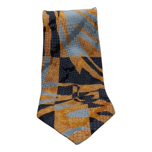 Pre-owned Byblos Silk Tie In Multicolour