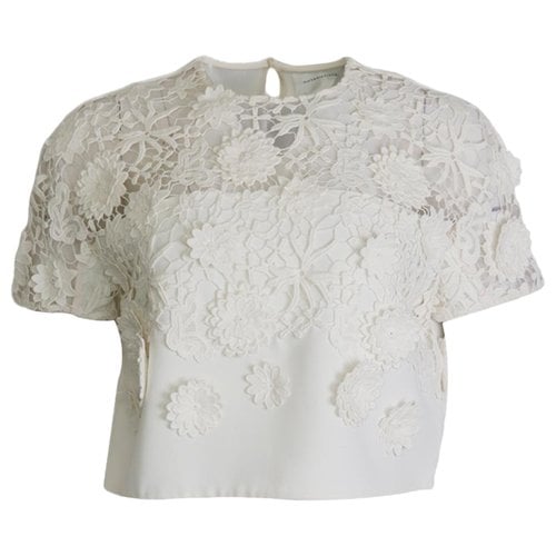 Pre-owned Victoria Beckham Top In White