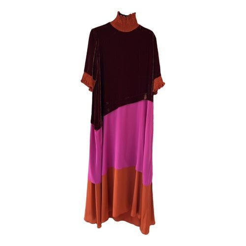 Pre-owned Heimstone Silk Maxi Dress In Multicolour