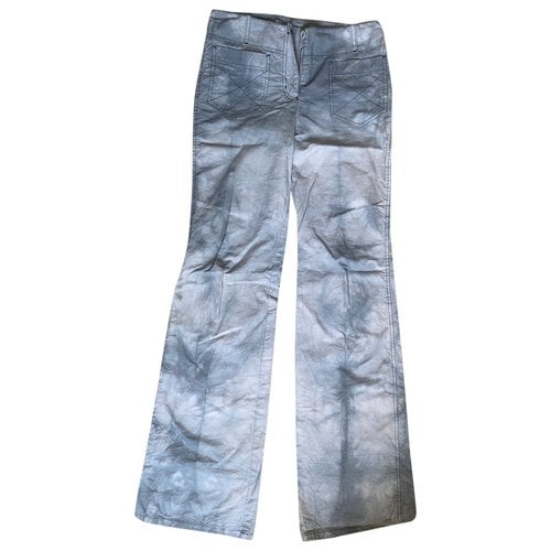 Pre-owned Chloé Large Pants In Grey