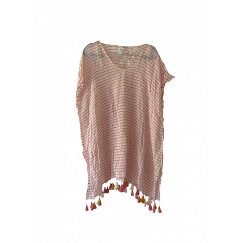 Pre-owned Seafolly Linen Mini Dress In Pink