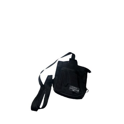 Pre-owned Lacoste Cloth Small Bag In Black