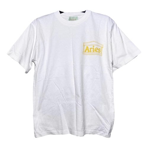 Pre-owned Aries T-shirt In White
