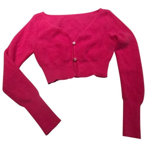 Pre-owned Jacquemus Wool Cardigan In Pink