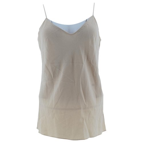 Pre-owned Theory Camisole In Beige
