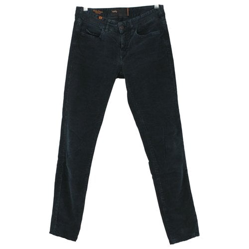 Pre-owned Notify Straight Jeans In Navy