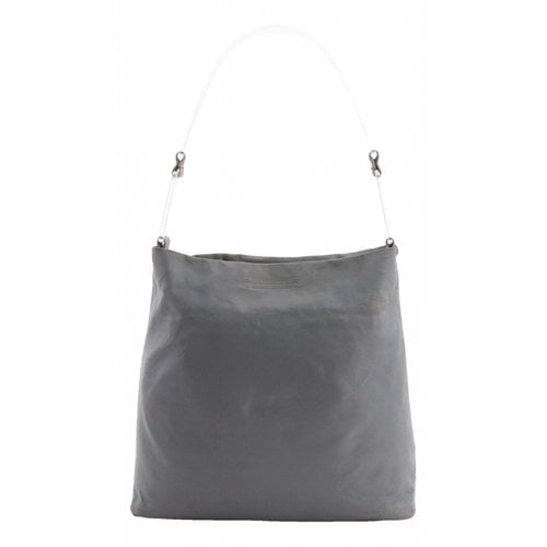 Pre-owned Prada Tessuto Handbag In Grey