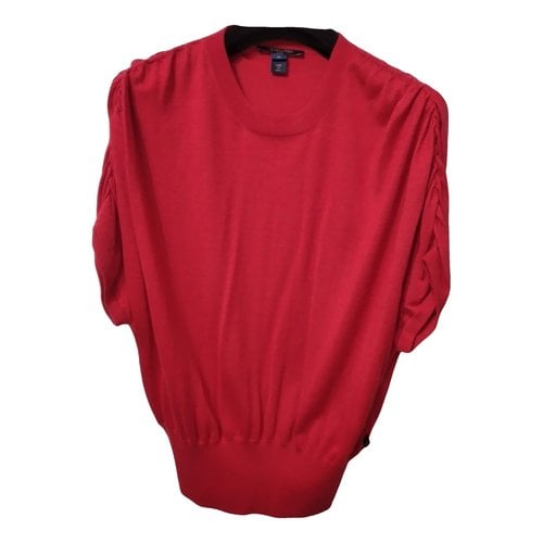 Pre-owned Louis Vuitton Cashmere Top In Red