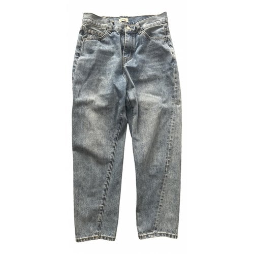 Pre-owned Totême Original Boyfriend Jeans In Blue