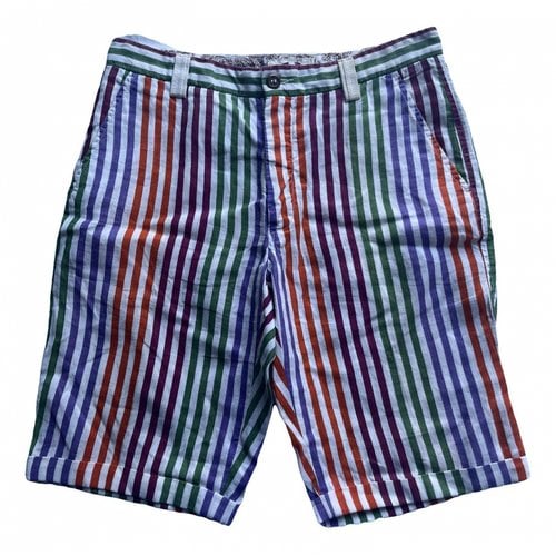 Pre-owned Etro Linen Shorts In Multicolour