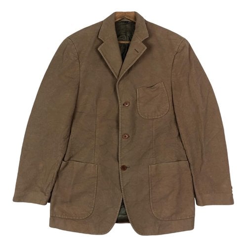Pre-owned Burberry Cashmere Jacket In Beige