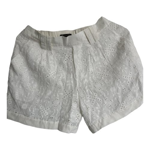 Pre-owned Massimo Dutti Shorts In White