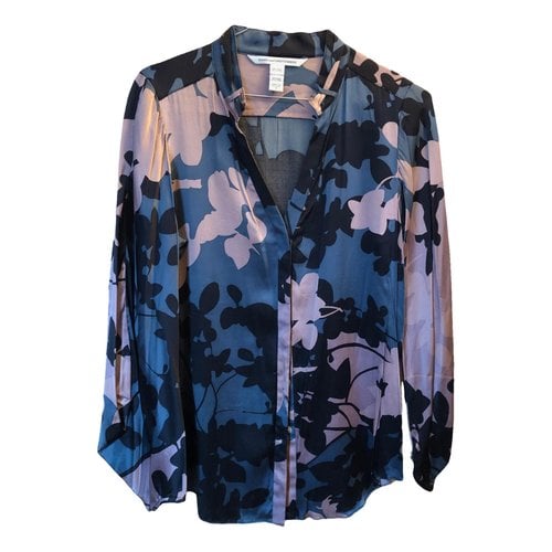 Pre-owned Diane Von Furstenberg Silk Shirt In Multicolour