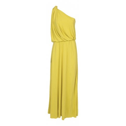 Pre-owned Lanvin Maxi Dress In Yellow