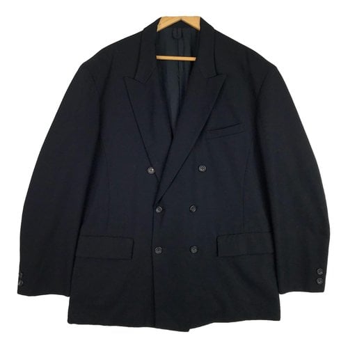Pre-owned Yohji Yamamoto Wool Suit In Black