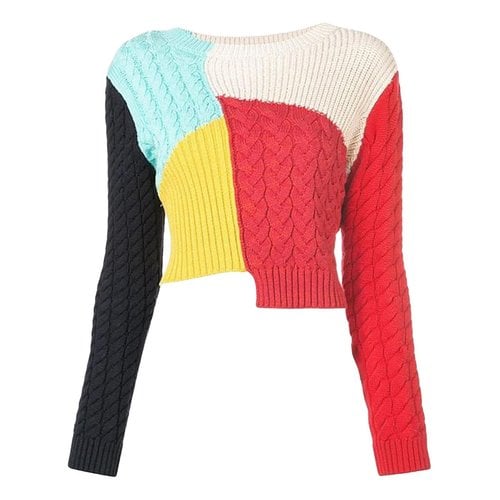Pre-owned Alice And Olivia Wool Jumper In Multicolour