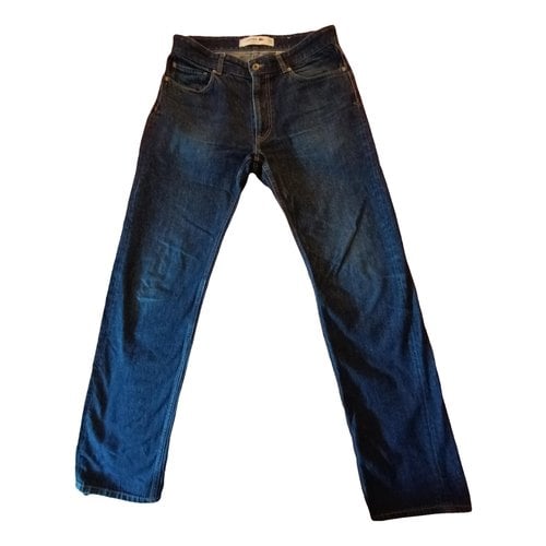 Pre-owned Lacoste Straight Jeans In Blue