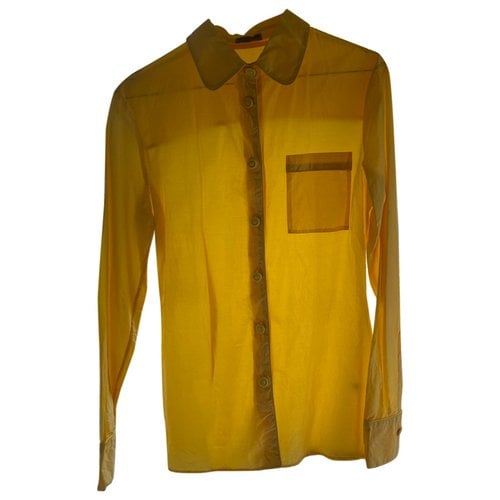Pre-owned Bottega Veneta Shirt In Yellow