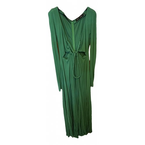 Pre-owned Proenza Schouler Maxi Dress In Green