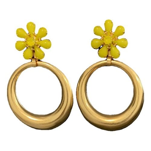 Pre-owned Elizabeth Cole Earrings In Gold