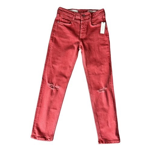 Pre-owned Anthropologie Slim Jeans In Pink