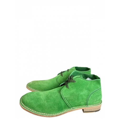 Pre-owned Dsquared2 Boots In Green