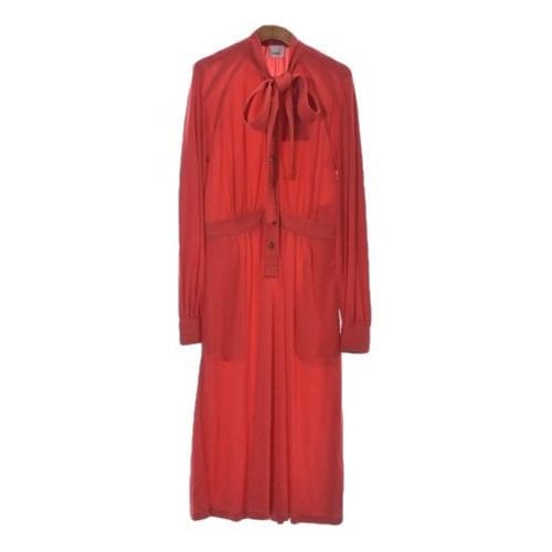 Pre-owned Burberry Dress In Red