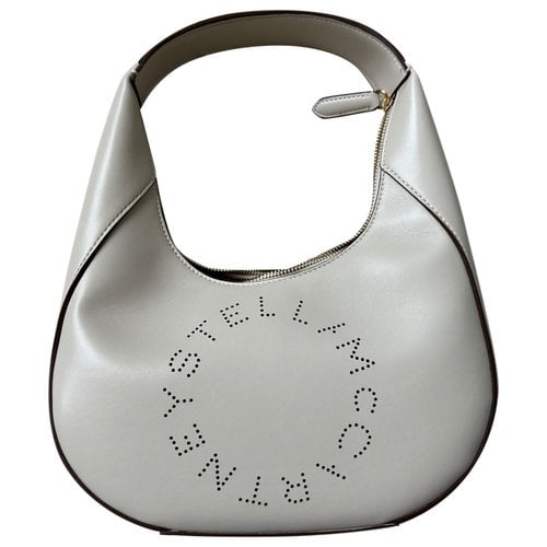 Pre-owned Stella Mccartney Vegan Leather Handbag In White