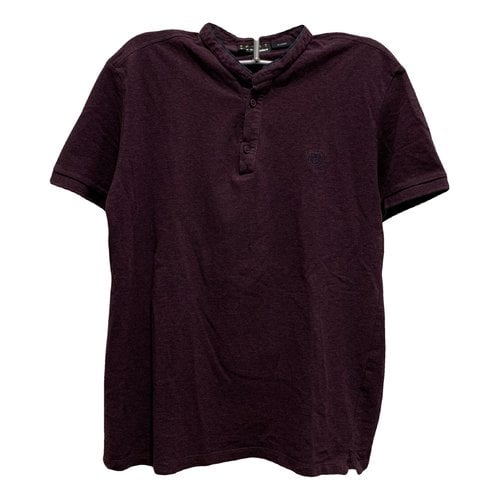 Pre-owned The Kooples Polo Shirt In Purple