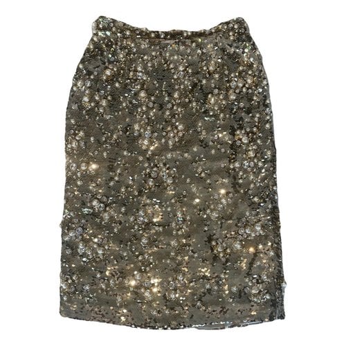 Pre-owned Dolce & Gabbana Mid-length Skirt In Gold