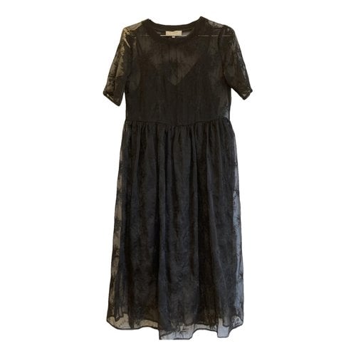 Pre-owned Selected Maxi Dress In Black